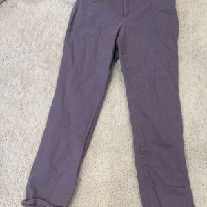 Gloria Vanderbilt Lavender Straight-Leg Pants
